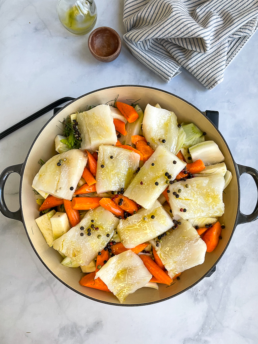 braised cod with fennel recipe